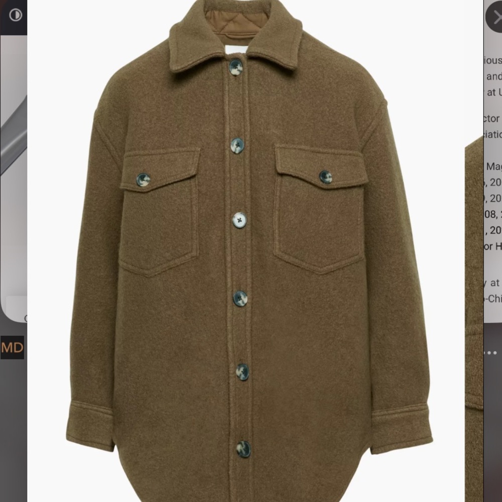 wilfred the ganna shirt jacket
